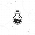 Flask vector icon Royalty Free Stock Photo
