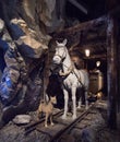 Hall \'Russian mines\' in the war museum in Prokhorovka village Belgorod region Russia