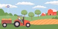 Flat Agriculture Background