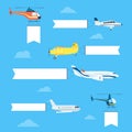 Flat airplanes set