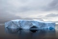 Flat antarctic icebrg Royalty Free Stock Photo