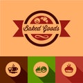 Flat baked goods design