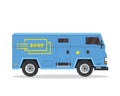 Modern Bank Armored Truck Illustration Vehicle Royalty Free Stock Photo