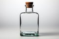 Flat Bottle on white background