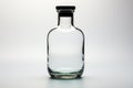 Flat Bottle on white background