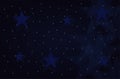 Flat bright stars space background