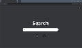 Flat browser window for site design. Web internet vector illustration