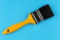 Flat brush for alkyd paints Royalty Free Stock Photo