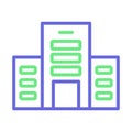 Flat building Isolated Vector icon which can easily modify or edit Royalty Free Stock Photo