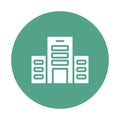 Flat building Isolated Vector icon which can easily modify or edit Royalty Free Stock Photo
