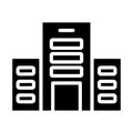 Flat building Isolated Vector icon which can easily modify or edit Royalty Free Stock Photo
