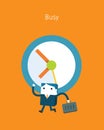 Flat Business character Series. busy business concept