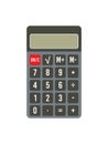 Flat calculator isolated on a white background. Simple illustration