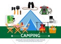 Flat Camping Template