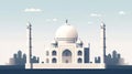 White Taj Mahal - Generative AI