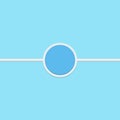 Flat Circle Icon Vector, Simple Time Circle Image