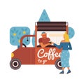 Flat Coffee Truck