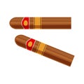 Flat Cuban Cigars