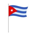 Flat Cuban Flag
