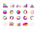 Flat data graphs and diagram big set