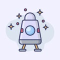 Apollo spaceship icon Vector Ilustration Premium