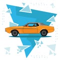 Awesome flat design car vector premium design