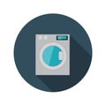 Flat Design Concept Washing Machine Vector