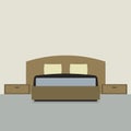 Flat Design Double Bedroom