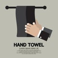 Flat Design Hand Towel