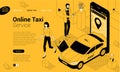 Online taxi car order