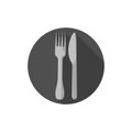 Flat design Knife and Fork