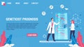 Landing Page Offering Geneticist Prognosis Service