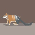 Flat design Numbat