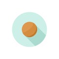 Flat design Orange Ping Pong Ball