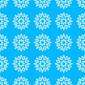 Snowflake outline pattern. Vector clean design background. Royalty Free Stock Photo