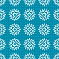 Snowflake outline pattern. Vector clean design background. Royalty Free Stock Photo