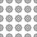 Snowflake outline pattern. Vector clean design background. Royalty Free Stock Photo
