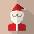 Flat Design Santa Claus