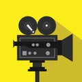 Camera. Flat design. Vector illustration.