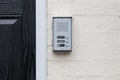 Flat door buzzer intercom Royalty Free Stock Photo