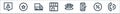 flat ecommerce line icons. linear set. quality vector line set such as call, discount, confirmation, return, shopping store,