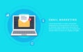 Flat for email marketing, newsletter marketing, email subscription and drip campaign