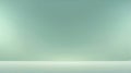 A flat empty gradient background transitioning from mint green to soft sage, providing a fresh, for beauty products