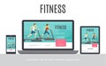 Flat Fitness Adaptive Design Concept