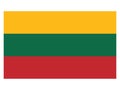 Flag of Lithuania Royalty Free Stock Photo