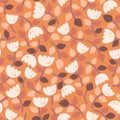 Flat Flowers Seamless Pattern