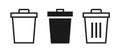 Flat Garbage Icon Symbol Illustration Design Ã¢â¬â Vector