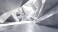 Flat geometric planes intersecting and creating a sense of movement and fluidity