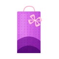 Flat Gift Bag Royalty Free Stock Photo