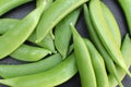 Flat Green Beans Closeup